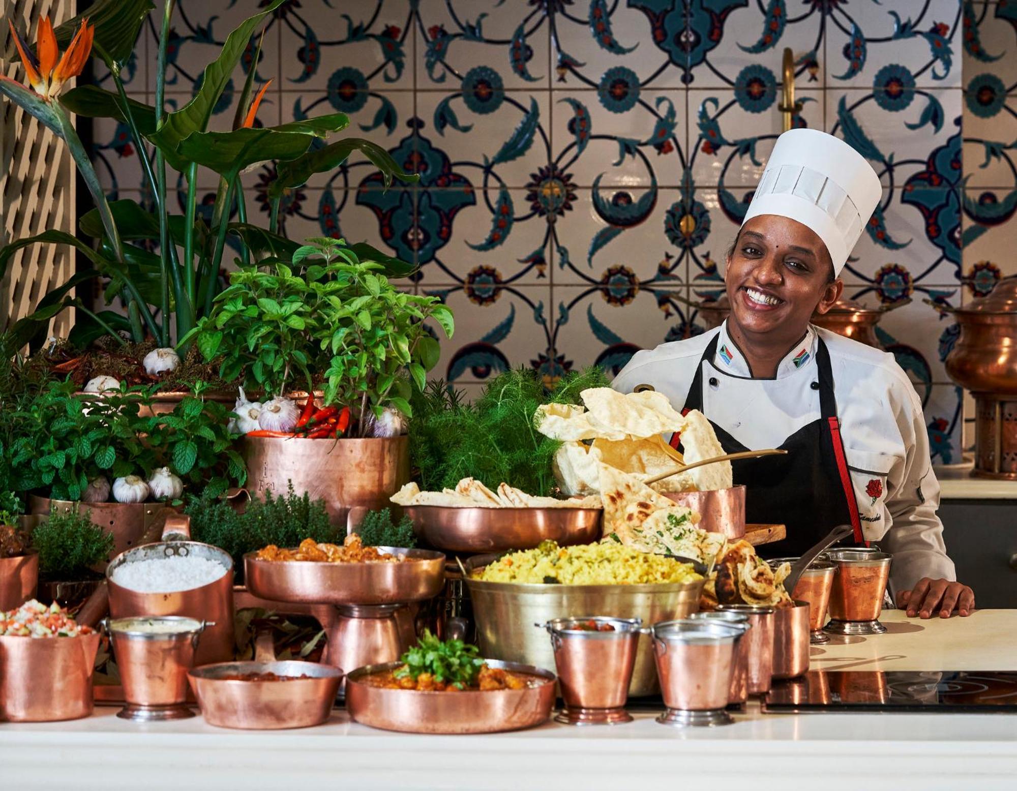 Отель The Oyster Box Умхланга Экстерьер фото Indian cuisine